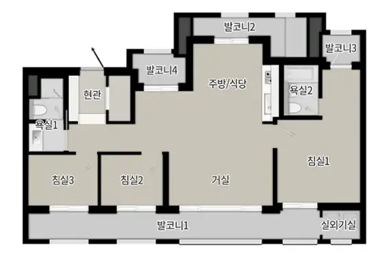 59Type 평면도입니다