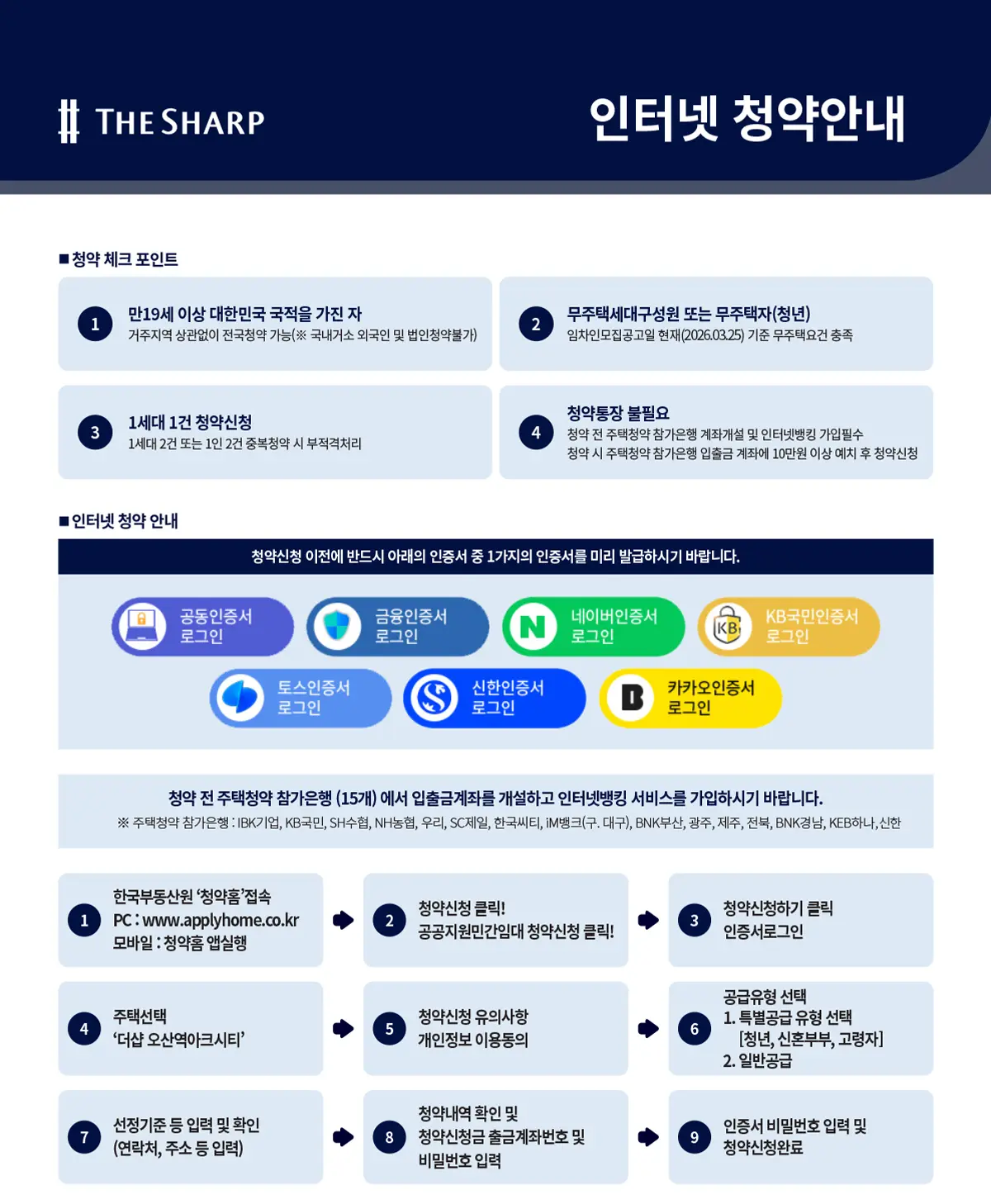 임차인 청약 신청안내문